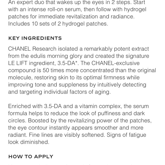 Chanel Le lift flash eye revitalizer - Picture 10 of 12